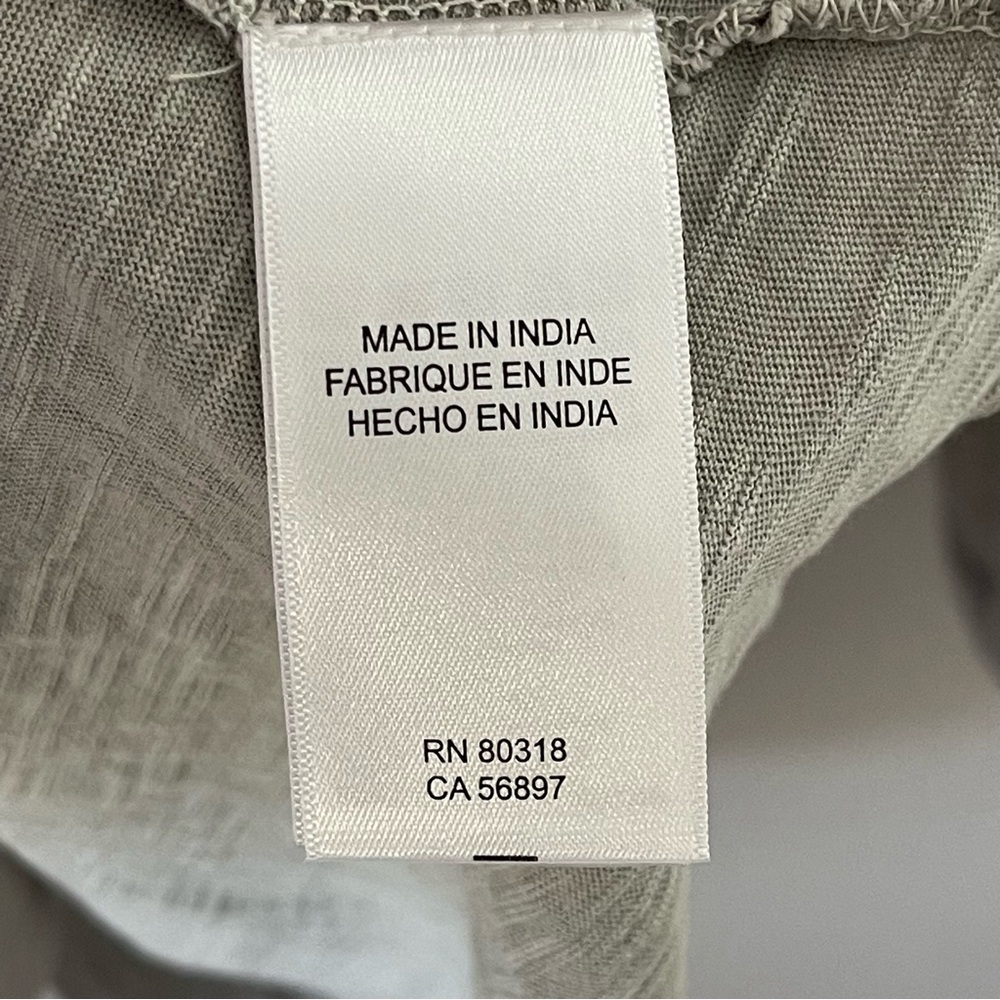 Lucky Brand Light Gray Tunic with White Embroidery - Picture 6 of 8